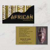 Afrikaner importiert II - Afrocentric Visitenkarte (Vorne/Hinten)