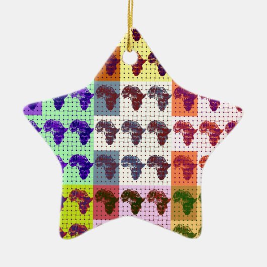 Afrikaner Keramik Ornament (Vorne)