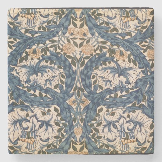 Afrikaner Marigold Entwurf, 1876 Steinuntersetzer (Vorderseite)