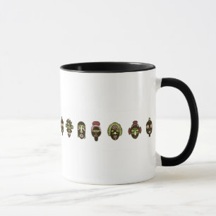 Afrikaner maskiert Tasse