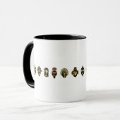Afrikaner maskiert Tasse (Vorderseite Links)