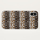 Afrikaner mit Gepardhautmuster Case-Mate iPhone Hülle (Rückseite (Horizontal))