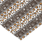 Afrikaner mit Gepardhautmuster Kurzer Tischläufer (Ecke)