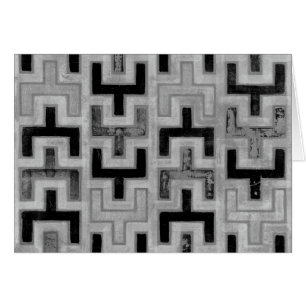 Afrikaner Mudcloth Gewebe mit geometrischen