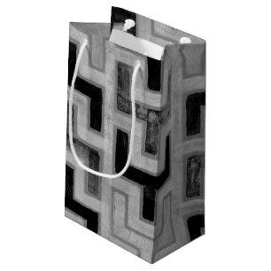 Afrikaner Mudcloth Gewebe mit geometrischen Kleine Geschenktüte