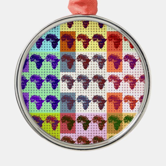 Afrikaner Ornament Aus Metall (Vorne)