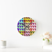 Afrikaner Runde Wanduhr (Zuhause)