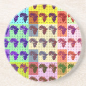 Afrikaner Sandstein Untersetzer (Vorne)