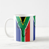 Afrikanerflagge Südafrikas RSA Kaffeetasse (Links)
