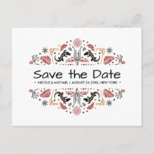 Afrikanerin | Ankara Lizard Wedding Save the date