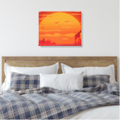 Afrikanerin Leinwanddruck (Insitu (Schlafzimmer))
