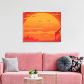 Afrikanerin Leinwanddruck (Insitu (Wohnzimmer))