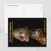 Afrikanerin Postkarte (Vorne/Hinten)