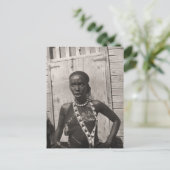 Afrikanerin Postkarte (Stehend Vorderseite)