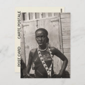 Afrikanerin Postkarte (Vorne/Hinten)
