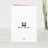 Afrikanisch-afrikanisch-afrikanischer Geburtstag d Karte (Rückseite)