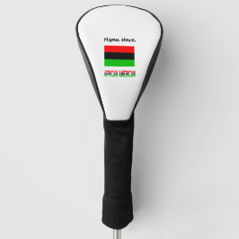 Afrikanisch-afrikanische Diaspora-Flagge personali Golf Headcover