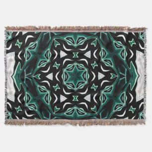 Afrikanisch-afrikanisches Muster kaleidoscope Decke