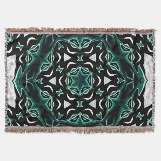 Afrikanisch-afrikanisches Muster kaleidoscope Decke (Vorderseite)