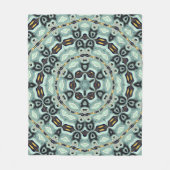 Afrikanisch-afrikanisches Muster kaleidoscope Fleecedecke (Vorderseite)