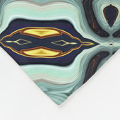 Afrikanisch-afrikanisches Muster kaleidoscope Fleecedecke (Ecke)