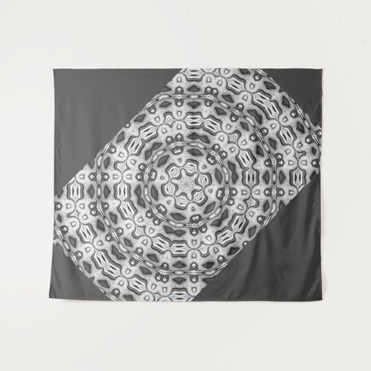 Afrikanisch-afrikanisches Muster kaleidoscope Wandteppich (Vorderseite (Horizontal))