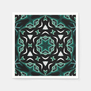 Afrikanisch-afrikanisches Muster Kaleidoskop Serviette