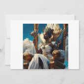 afrikanisch-ägyptische Königin Einladung (Vorderseite)