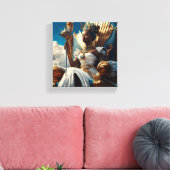 afrikanisch-ägyptische Königin Leinwanddruck (Insitu (Wohnzimmer))