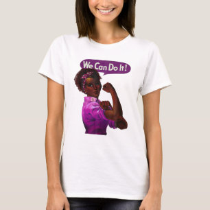 Afrikanisch-Amerikanerin Rosie The Riveter Black H T-Shirt