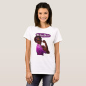 Afrikanisch-Amerikanerin Rosie The Riveter Black H T-Shirt (Vorne ganz)