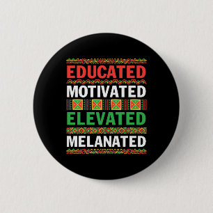 Afrikanisch Amerikanisch gebildet motiviert Elevat Button