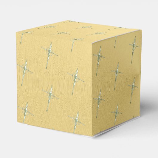 Afrikanisch-Amerikanische Angel-Favor-Box Geschenkschachtel (Rückseite)