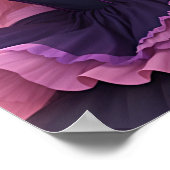 Afrikanisch-amerikanische Anime-Girl-Animecore-Äst Poster (Ecke)