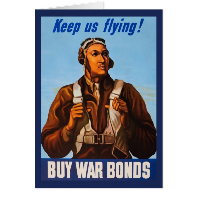 Afrikanisch-amerikanische Aviatoren kämpfen Pilote (Vorne)