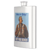 Afrikanisch-amerikanische Aviatoren kämpfen Pilote Flachmann (Links)