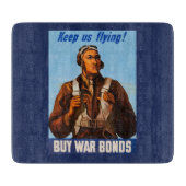 Afrikanisch-amerikanische Aviatoren kämpfen Pilote Schneidebrett (Vorderseite)