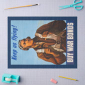 Afrikanisch-amerikanische Aviatoren kämpfen Pilote Seidenpapier (Basteln)