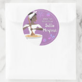 Afrikanisch-amerikanische Bäckerei aus der Küche Runder Aufkleber (Tasche)