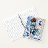 Afrikanisch-Amerikanische Boss Lady, böse Augen Notizblock (Innenseite)