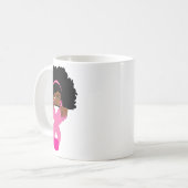 Afrikanisch-amerikanische Brustkrebserkrankung Sch Kaffeetasse (Vorderseite Links)