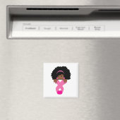 Afrikanisch-amerikanische Brustkrebserkrankung Sch Magnet (In Situ (Geschirrspüler))