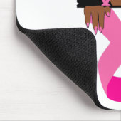 Afrikanisch-amerikanische Brustkrebserkrankung Sch Mousepad (Ecke)