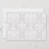 Afrikanisch-Amerikanische Erste Kommune Damask Dankeskarte (Rückseite)