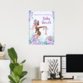 Afrikanisch-amerikanische Ethnic Mermaid Baby Show Poster (Heimbüro)