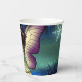 Afrikanisch-amerikanische Fairy Birthday Pappbecher (Rückseite)