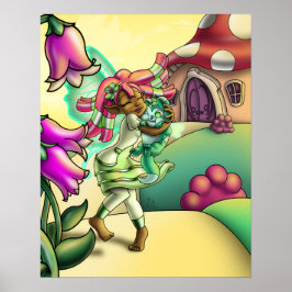 Afrikanisch-Amerikanische Fairy Poster