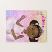 Afrikanisch-Amerikanische Fairy Princess Ballerina Puzzle (Horizontal)