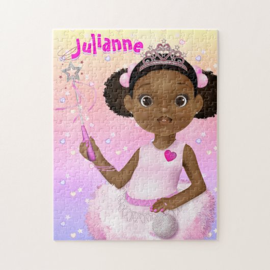 Afrikanisch-Amerikanische Fairy Princess Ballerina Puzzle (Vertikal)