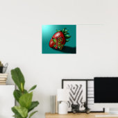 Afrikanisch-Amerikanische Fairy und Erdbeere Poster (Heimbüro)